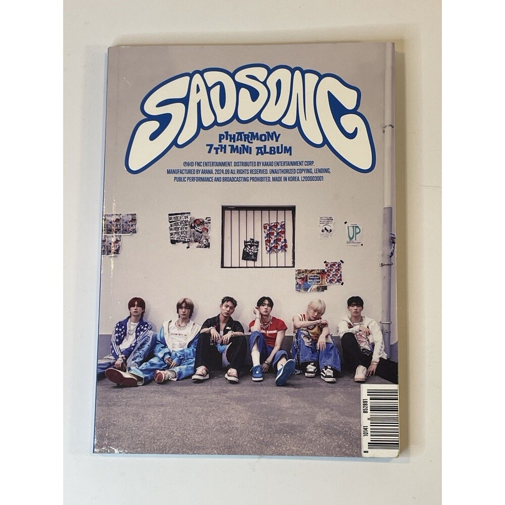 P1Harmony CD Sad Song English Album K-Pop 7th Mini Album w/ Photobook